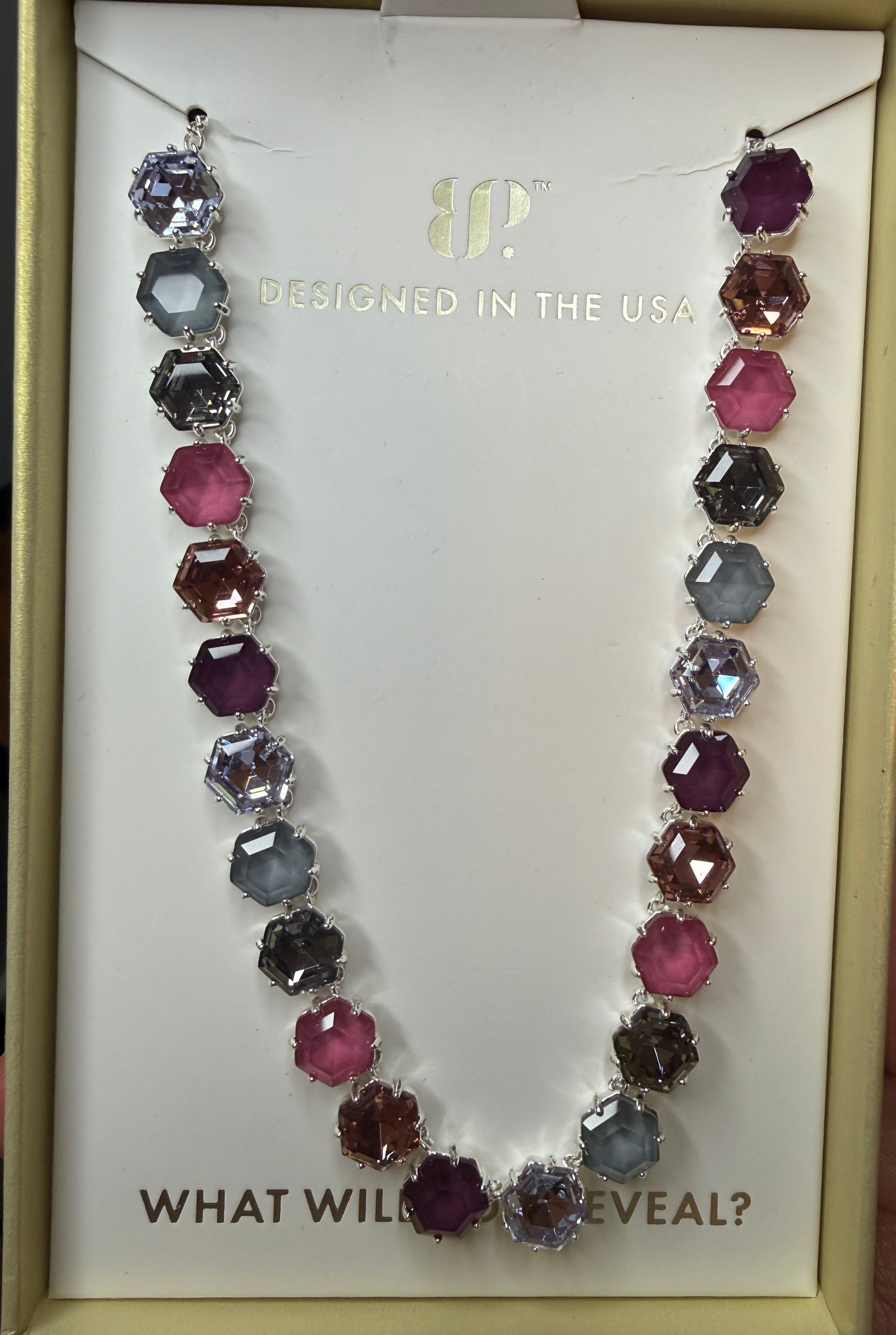 Frosted in Fizz - Holiday Jewel Candy Necklace